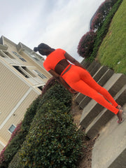 Bodied Orange Creme Jumpsuit - VeA Posh 