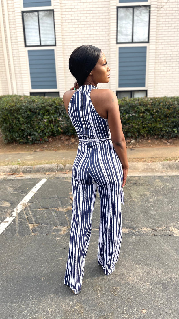 Blurred Lines Jumpsuit - VeA Posh 