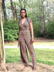 Back to Business Geo Jumpsuit - VeA Posh 