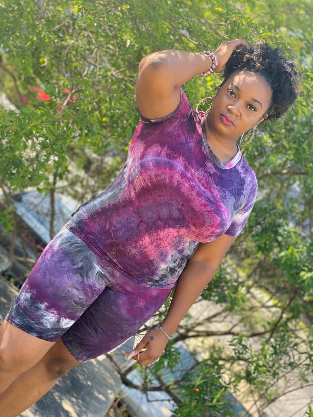 Purple Haze Tie Dye Set - VeA Posh 